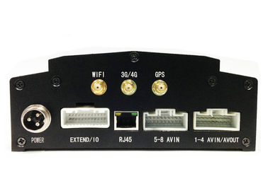 4CH / 8CH وسیله نقلیه DVR، کارت SD بی سیم 3G H.264 DVR PTZ کنترل