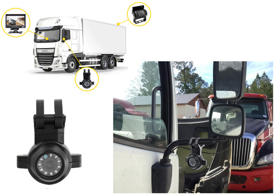 دوربین امنیتی خودرو 12 ولت / 24 ولت ضد آب دوربین دید در شب نمای جلو برای کامیون
