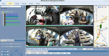 HDD همراه جعبه سیاه دوربین CCTV دوربین DVR با مانیتور 7 اینچ برای کامیون
