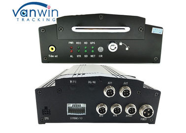 4 کانال AHD پایه GPS HDD MDVR، پخش کننده پخش رایگان DVR برای وسایل نقلیه