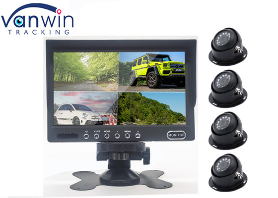 مانیتور خودرو 7 اینچ 4 اینچ / 4 دوربین عقب تقسیم شده صفحه نمایش LCD برای کامیون RV