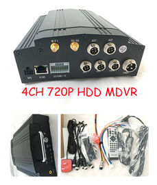 سیستم دوربین مدار بسته MDVR G-Sensor GPS WIFI 3G 4CH HDD / SD ضبط کننده کارت ماشین