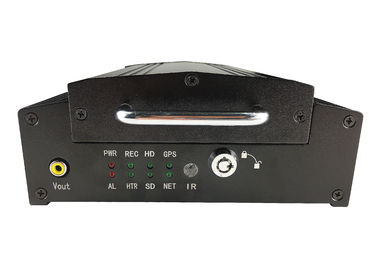 وسیله نقلیه AHD 4CH HDD SD Mobile DVR با GPS 3G / 4G / WIFI MDVR اتومبیل جعبه سیاه