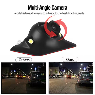 پارکینگ جلو عقب آینه ی جانبی دوربین پشتیبان با UFO ضد آب LED Light Night Vision