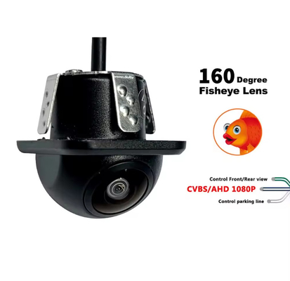 دوربین پشتیبان دید عقب CVBS AHD 720P 1080P Fish Eye دوربین جاسوس مخفی ماشین
