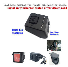 دوربین تاکسی مخفی وسیله نقلیه دوربین دوگانه چهره با صدا برای ضبط جلو و عقب برای سیستم MDVR