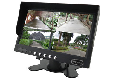 مانیتور LCD 7 اینچی با صفحه نمایش گسترده ای 4 اینچی DVR با تصاویر پایه و مجهز به چهار پایه وان / کامیون