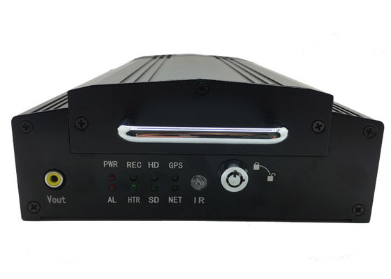 4 کانال 1080P HD موبایل DVR دوربین مدار بسته MDVR 2TB HDD ضبط GPS 4G برای کامیون / تاکسی / اتوبوس