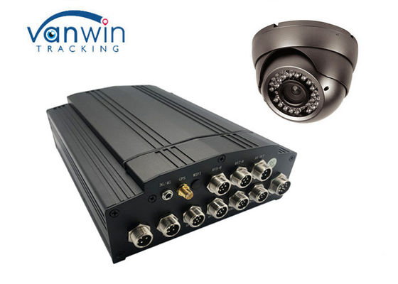 4 کانال 1080P RS232 وسیله نقلیه دوربین مداربسته DVR SSD دیسک سخت MDVR GPS 4G