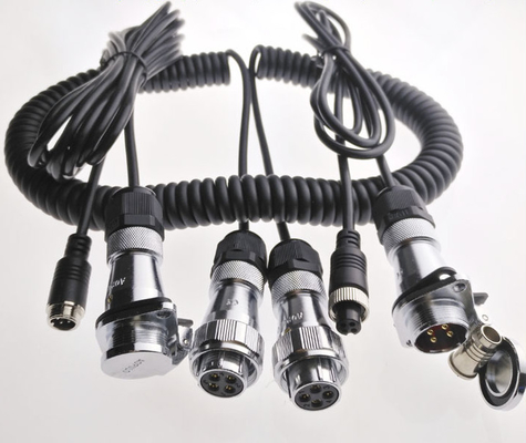 تخصیص لوازم جانبی DVR M12 4pin زن / مرد به RCA / BNC DC Connector / Adapter Cables