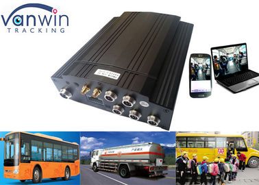 GPS اتوبوس 3G همراه DVR ضبط CCTV، HDD 4 کانال DVR خودرو