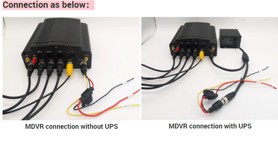 DC 8 ولت - باتری 36 ولت UPS اتومبیل ضد آب لوازم جانبی دستگاه DVR موبایل ضد آب UPS برای MDVR