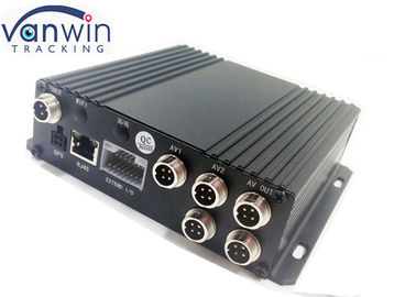 4CH 720P وسیله نقلیه DVR موبایل جیپیاس 3G زمان واقعی نظارت بر سازگار AHD و دوربین آنالوگ