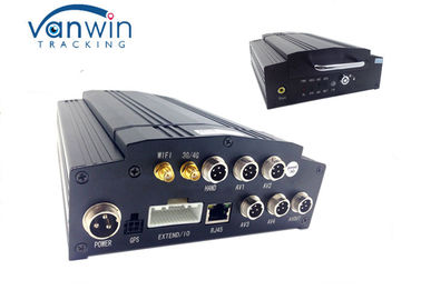 1080P WIFI 3G 4G MDVR / h.264 4 کانال ضبط DVR CCTV 7 اینچ صفحه نمایش