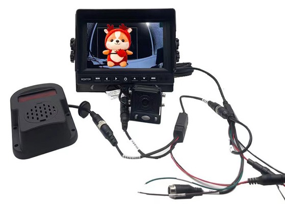 1080P HD BSD کمک تشخیص نقطه کور دوربین هوش مصنوعی زنگ صدا و نور با مانیتور 7 اینچی