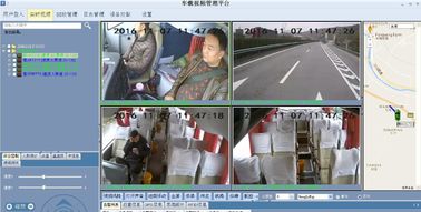 H.264 CCTV AHD 720P ناوگان اتوبوس HD DVR همراه با دوربین خودرو دوربین GPS