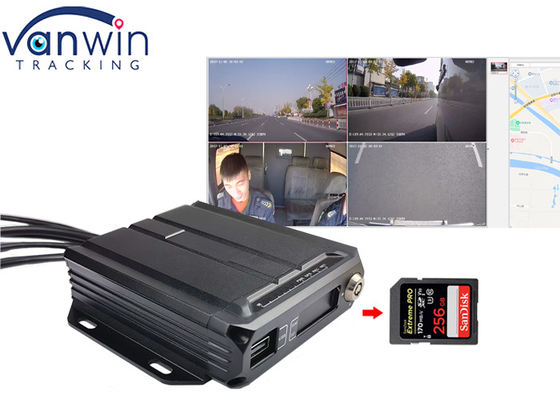 1080P HD 4ch کارت SD موبایل HD dvr با GPS 4G