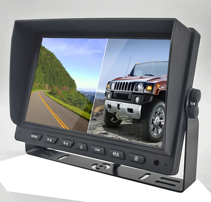 7' 9' 10' 2 Splits AHD Car Display TFT Monitor برای ضبط ویدیوی 2 کانال