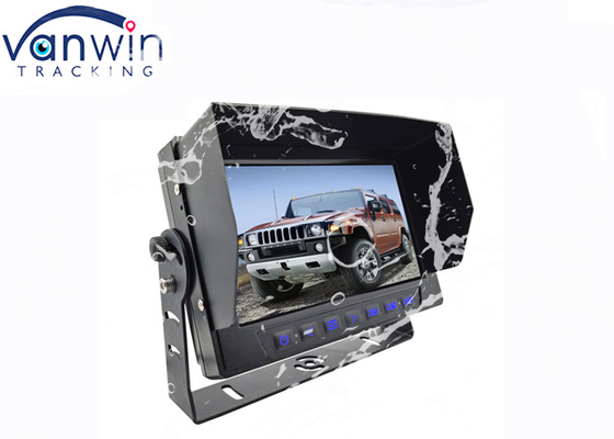 IP69 آبپاش ماشین مانیتور ماشین TFT با ورودی ویدئویی 3 کانال 7 اینچ