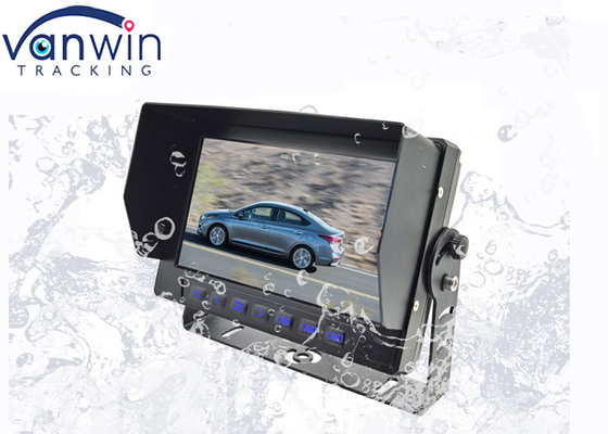 IP69 آبپاش ماشین مانیتور ماشین TFT با ورودی ویدئویی 3 کانال 7 اینچ