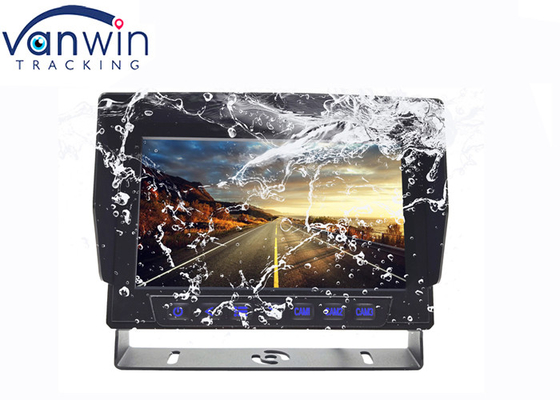 IP69 آبپاش ماشین مانیتور ماشین TFT با ورودی ویدئویی 3 کانال 7 اینچ