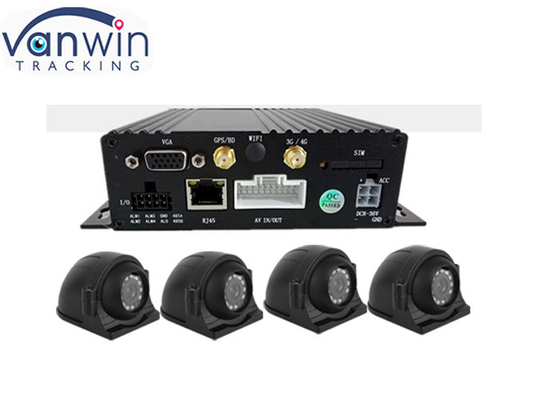 AHD 1080P 4G دو کارت اس دی 4ch GPS موبایل cctv dvr