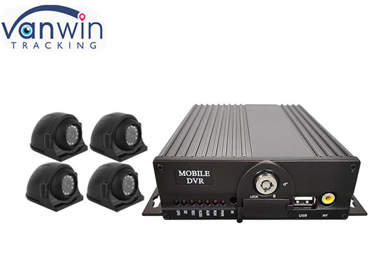 AHD 1080P 4G دو کارت اس دی 4ch GPS موبایل cctv dvr