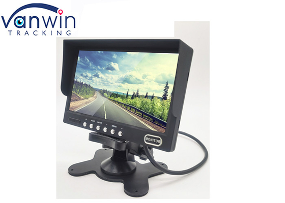 7 اینچ خودرو روی داش پشتیبان مانیتور دیجیتال TFT LCD 2 ورودی ویدئو برای دوربین Mdvr