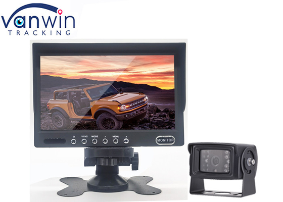 7 اینچ خودرو روی داش پشتیبان مانیتور دیجیتال TFT LCD 2 ورودی ویدئو برای دوربین Mdvr