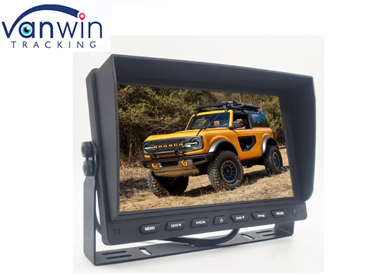 24 ولت کامیون تراکتور AHD TFT LCD صفحه نمایش ویدئو مانیتور خودرو 10.1 اینچ