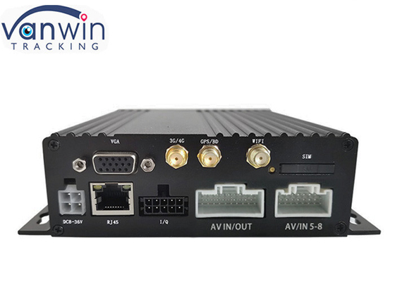 ضبط کننده DVR خودرو لینوکس 8ch با سنسور G Alarm خروجی HDMI