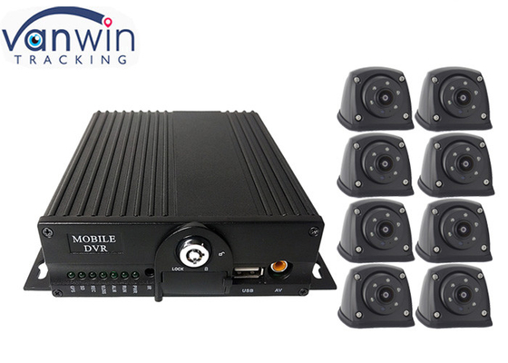 ضبط کننده DVR خودرو لینوکس 8ch با سنسور G Alarm خروجی HDMI