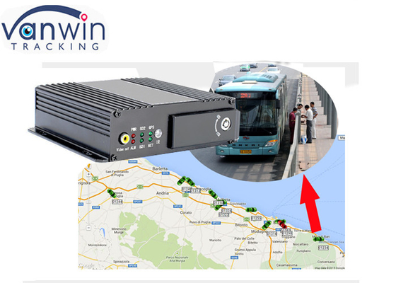 4G GPS دو SD 8 کانال شبکه جاسازی شده DVR AHD 1080P برای اتوبوس عمومی