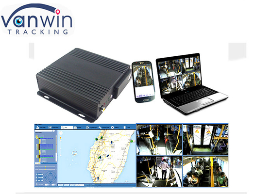 سیستم نظارت تصویری 4G بی سیم GPS کارت SD DVR برای مدیریت ناوگان خودرو
