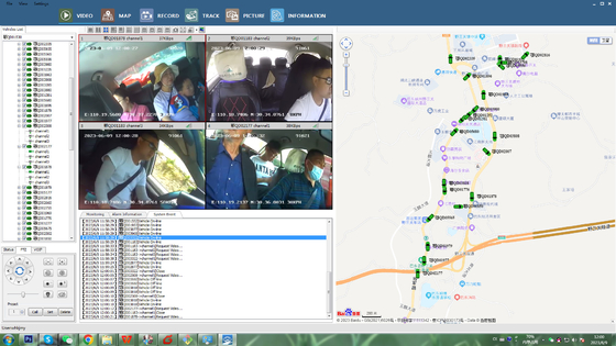 4CH 3G 4G GPS WIFI 1080P HD سیستم ویدئویی نظارت موبایل