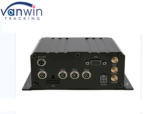 1080P MNVR GPS ردیابی 4 کانال شبکه DVR تلفن همراه برای مدیریت ناوگان خودرو
