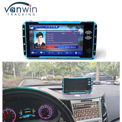 4کانال 1080P 7 اینچ لمسی مانیتور موبایل DVR حافظه کارت SD با 4G GPS وای فای