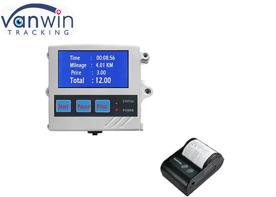 کارخانه سفارشی تاکسی متر با پرینتر برای تاکسی وسیله نقلیه GPS ردیاب