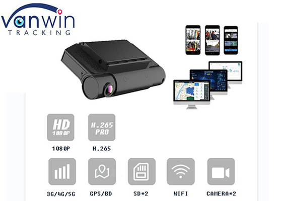 دوربین 4G وای فای 1080p کارت TF با GPS دوربین 2ch ahd mdvr 1080p برای خودرو