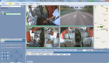 4 کانال 12V 24V ضبط ویدئو HDVV با سیستم کنترل خستگی راننده