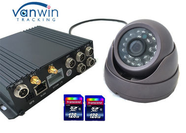 SD Card Mobile DVR دوربین مدار بسته HD برای ردیابی خودرو دوربین دوربین 4CH DVR Onboard