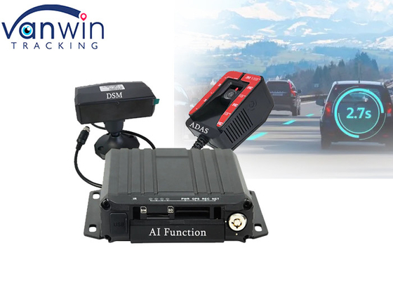 4 کانال 1080P وسیله نقلیه GPS 4G WIFI AI BSD DSM ADAS MDVR برای اتوبوس