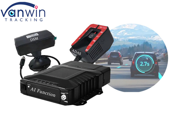 1080P 8CH HDD AI DVR موبایل GPS WIFI 4G ADAS DSM BSD دوربین H265 MDVR