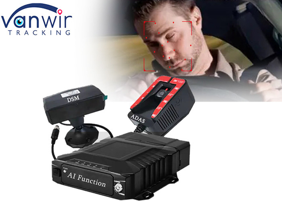 AHD امنیت خودرو ADAS 8CH سیستم ضبط ویدیو با وای فای 4G GPS AI MDVR