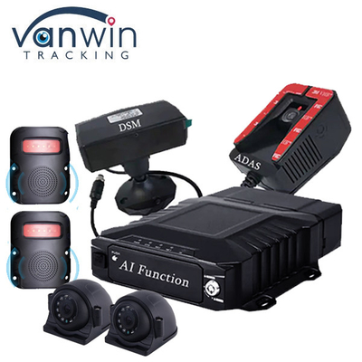 AHD امنیت خودرو ADAS 8CH سیستم ضبط ویدیو با وای فای 4G GPS AI MDVR