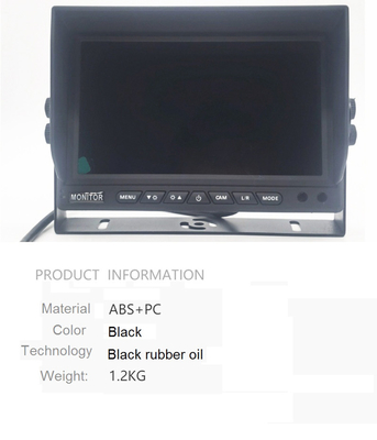 7/9/10.1 اینچ IPS Rear View Monitor AI چپ / راست / عقب تشخیص نقطه کور برگشت AI MDVR