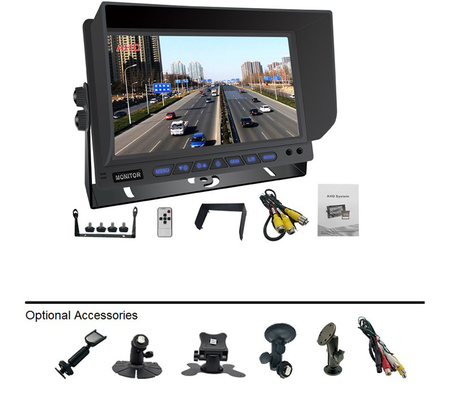 7/9/10.1 اینچ IPS Rear View Monitor AI چپ / راست / عقب تشخیص نقطه کور برگشت AI MDVR