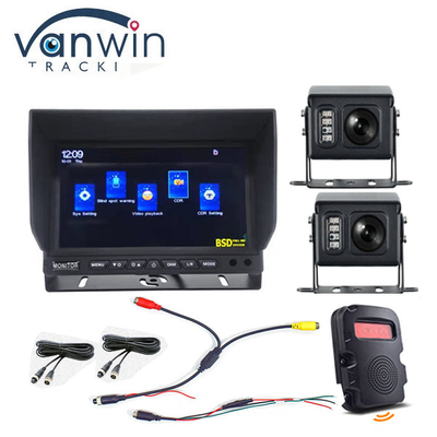 7/9/10.1 اینچ IPS Rear View Monitor AI چپ / راست / عقب تشخیص نقطه کور برگشت AI MDVR