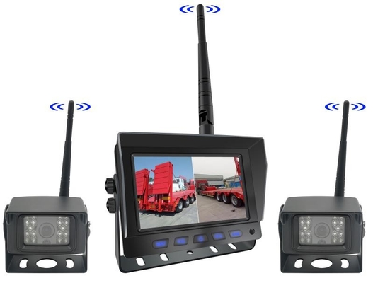 AHD Digital Wireless Car Reversing Backup Camera Kit فولکلفت کامیون ون سیستم مانیتور ماشین TFT بی سیم