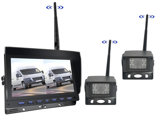 9ich AHD 1080P بی سیم IPS مانیتور ماشین دید عقب عقب TFT مانیتور ماشین کیت